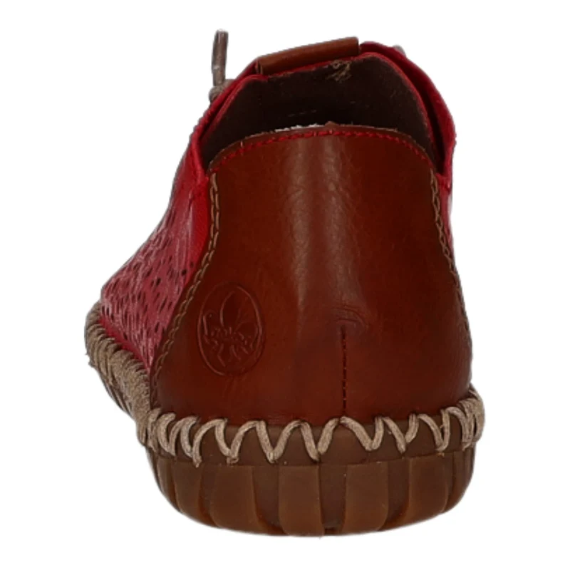 Rieker Slipper/Kletthalbschuh luftdurchlässig (durchbrochenes/geflochtenes Obermaterial)