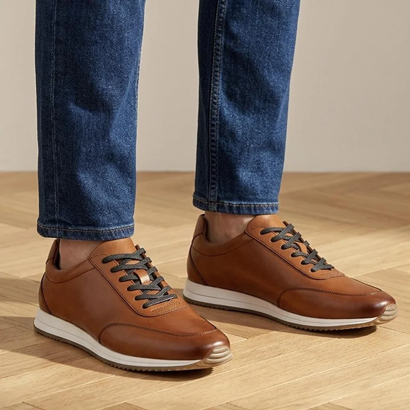 Southend2 Leather Trainers - SOUTHEND2 / 325 111 - Tan