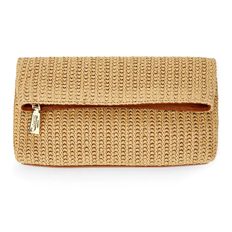 Wylie Fold-Over Metallic Clutch - WYLIE / 323 893