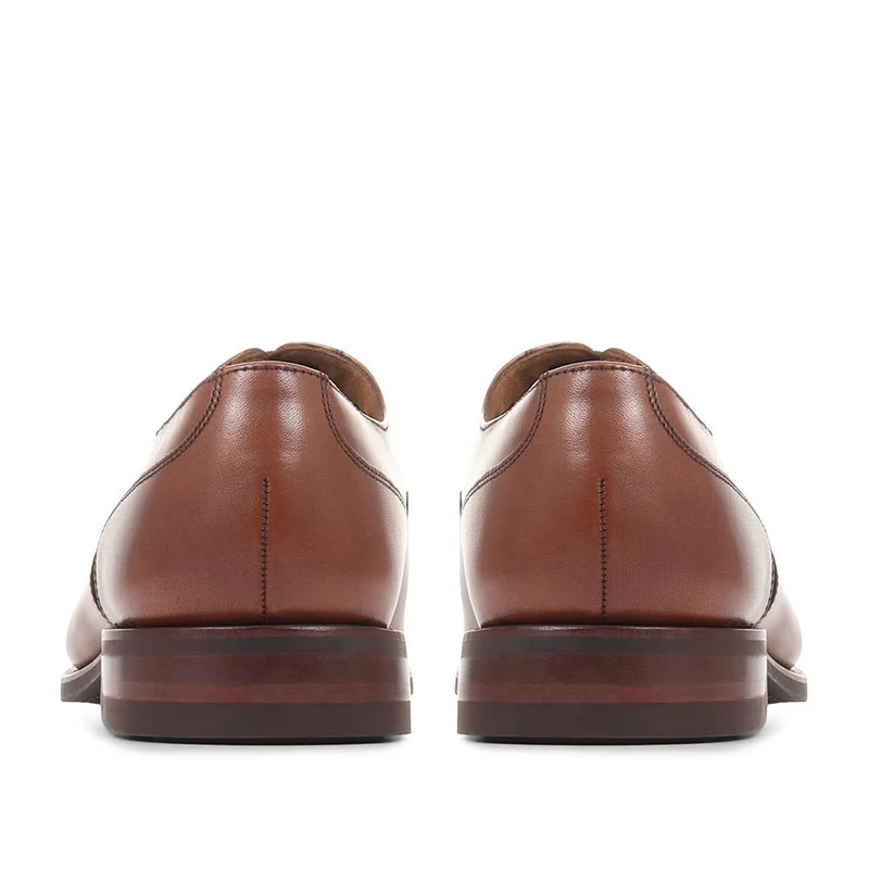 Comanche Wide Fit Goodyear Welted Leather Oxford S - LOA31504 / 317 647 - Brown