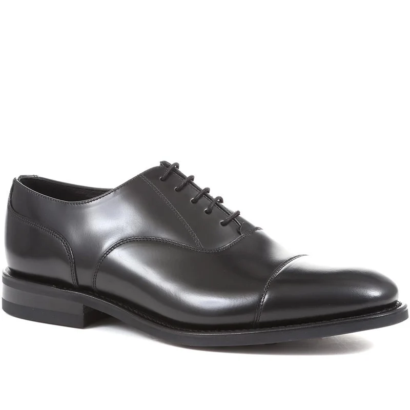 Comanche Wide Fit Goodyear Welted Leather Oxford S - LOA31504 / 317 647 - Black