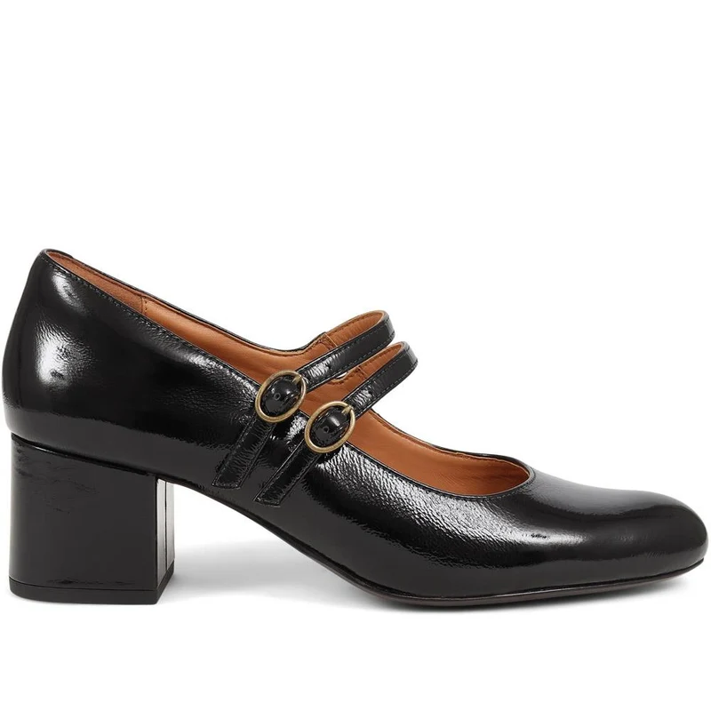 Xanthi Heeled Mary Janes - XANTHI / 325 044 - Black Patent