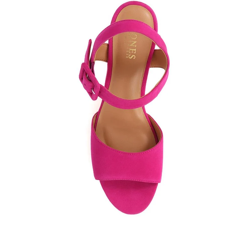 Grazina Leather Wedges - GRAZINA / 325 045 - Hot Pink