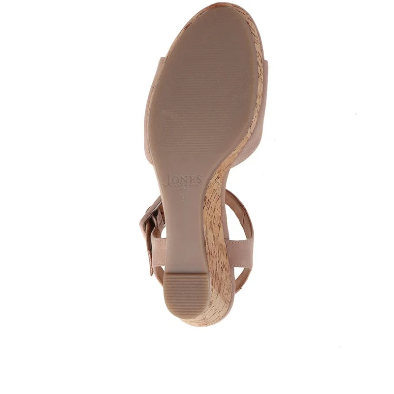Grazina Leather Wedges - GRAZINA / 325 045 - Beige