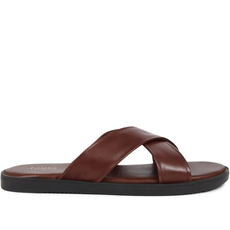 Whitehaven Leather Mules - WHITEHAVEN / 325 005 - Dark Brown