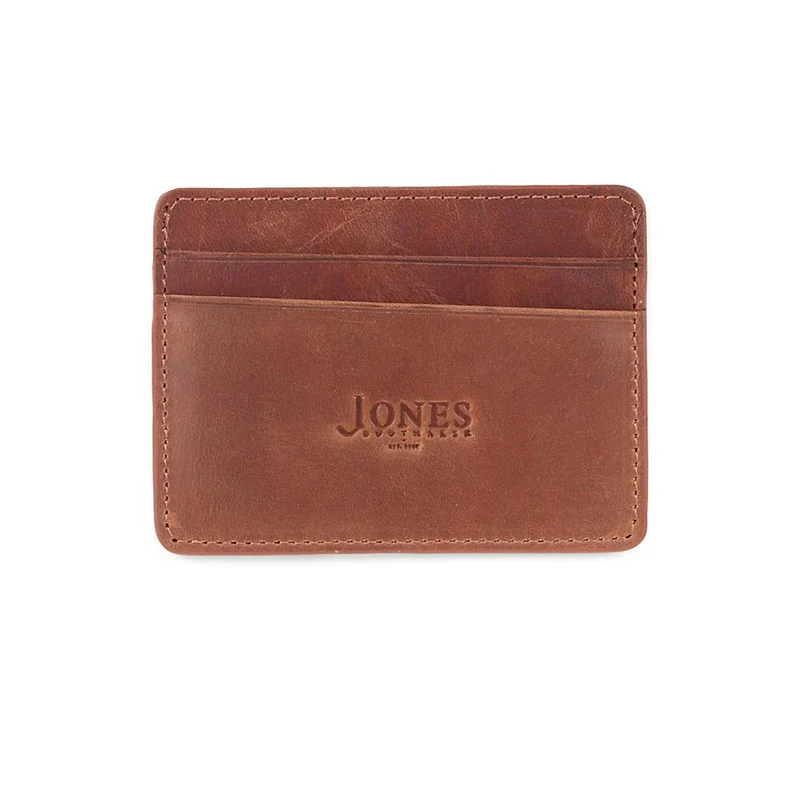 Leather Card Holder - CARDHOLDER3 / 323 795 - Tobacco