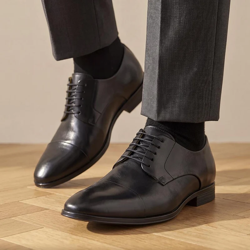 Maidenhead Leather Derby Shoes - MAIDENHEAD / 323 642 - Black