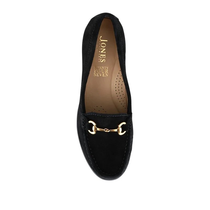 Lex Wide-Fit Suede Loafers - LEXWIDE / 328 250 - Black Suede