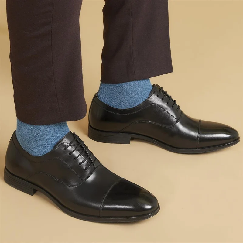 Middleham Leather Oxford Shoes - MIDDLEHAM / 323 640 - Black