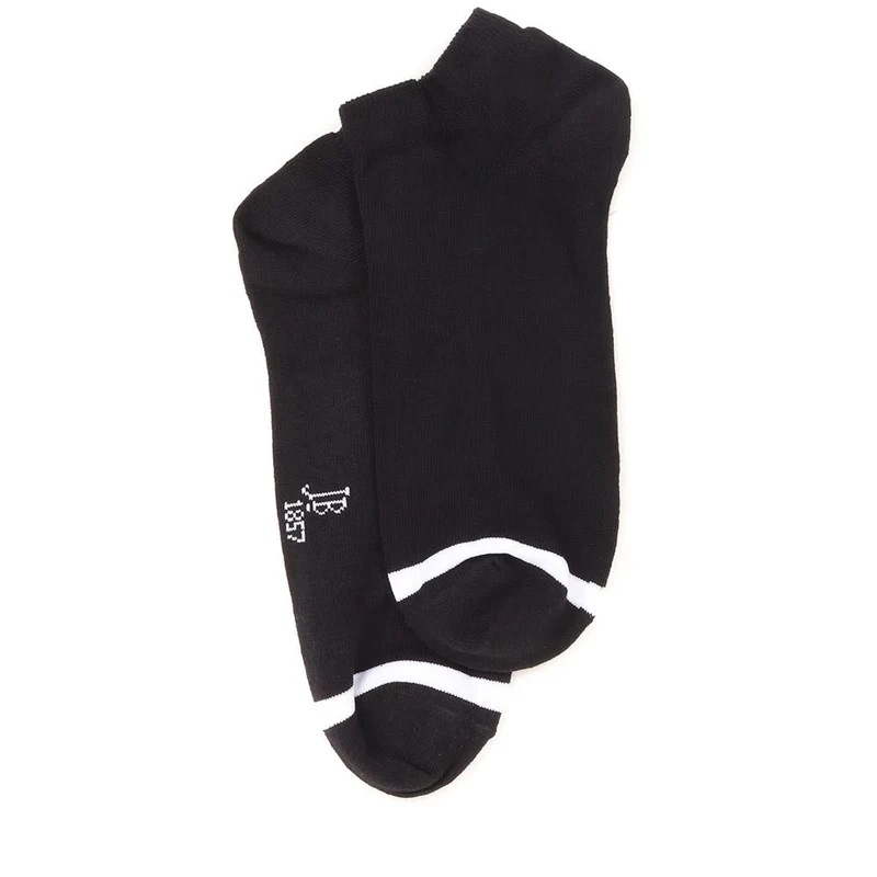 3 Pack Cotton Ankle Socks - EKIN36504 / 323 137 - Black-White