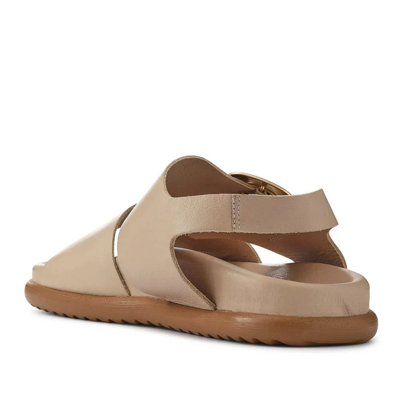 Juneau Buckled Sandals - JUNEAU / 327 358 - Taupe