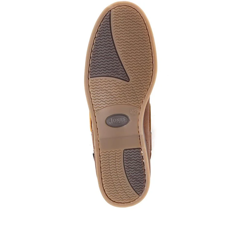 Parsons Leather Boat Shoes - PARSONS / 320 153 - Tobacco