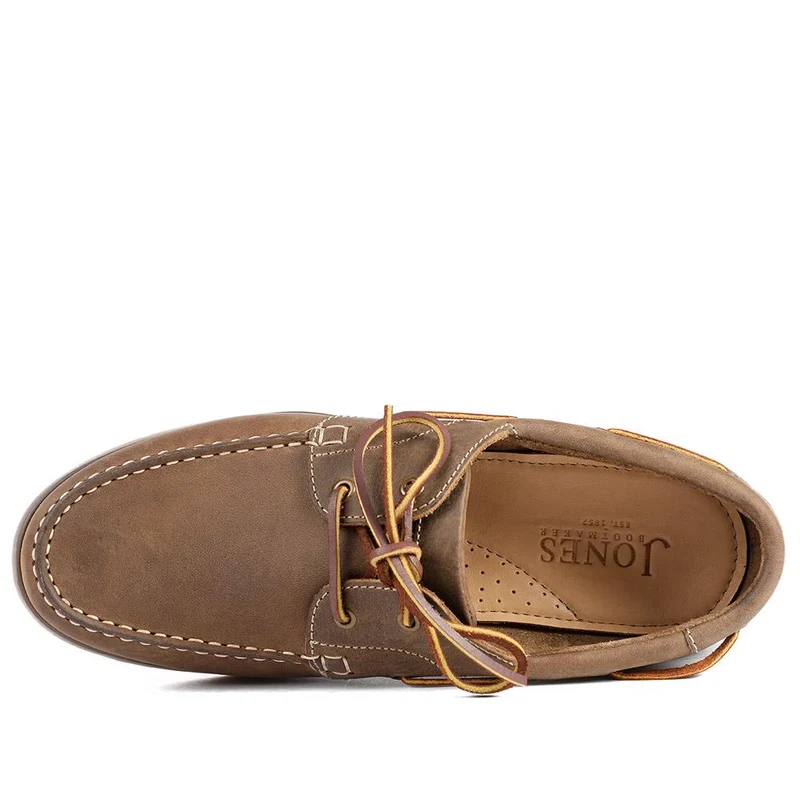 Parsons Leather Boat Shoes - PARSONS / 320 153 - Tobacco
