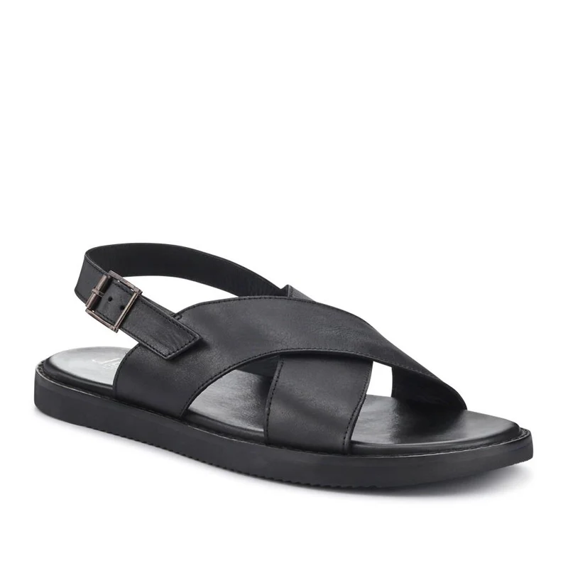 Westbury Leather Buckled Sandals - WESTBURY / 327 026 - Black