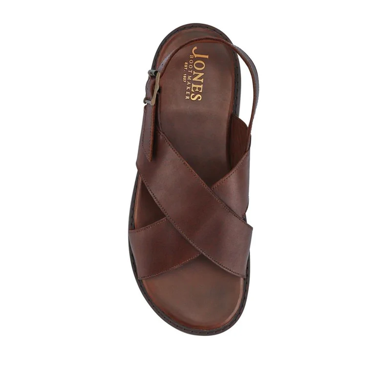 Westbury Leather Buckled Sandals - WESTBURY / 327 026 - Dark Brown