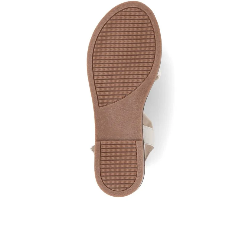 Hali Leather Sandals - HALI / 325 324 - White