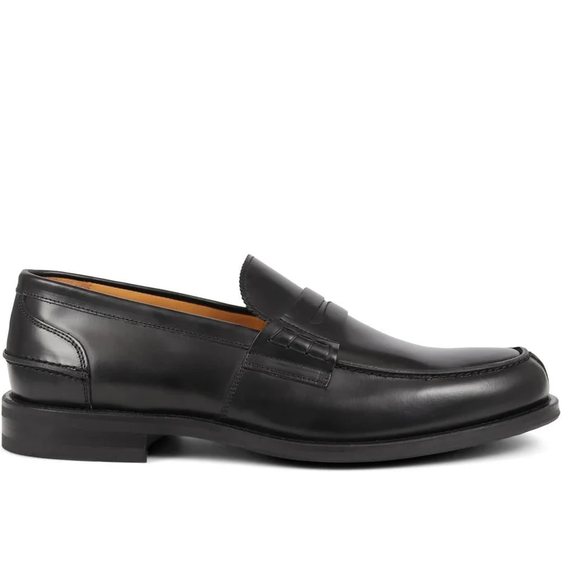 Chorleywood2 Leather Blake Stitched Penny Loafers - CHORLEYWOOD2 / 325 301 - Black