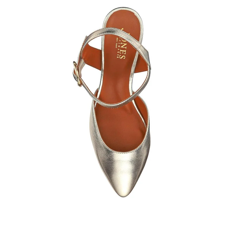 Yohanna Leather Court Shoes - YOHANNA / 325 144 - Gold