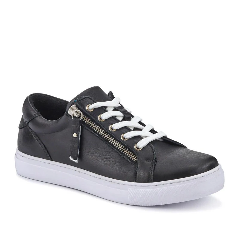 Padova2 Leather Lace-Up Trainers - PADOVA2 / 324 917 - Black