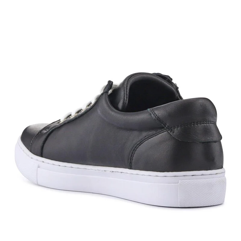 Padova2 Leather Lace-Up Trainers - PADOVA2 / 324 917 - Black