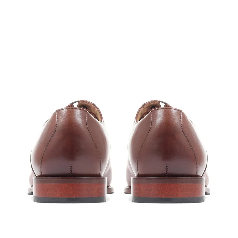 Matthew Wide Fit Oxford Shoes - MATTHEWWIDE / 322 835 - Chestnut