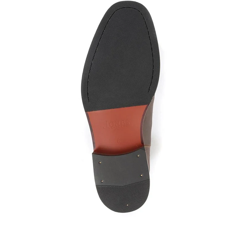Debden Oiled Nubuck Leather Chelsea Boots - DEBDEN / 320 461 - Brown Nubuck