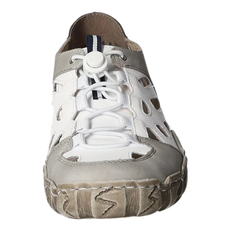 Rieker Slipper/Kletthalbschuh luftdurchlässig (durchbrochenes/geflochtenes Obermaterial)
