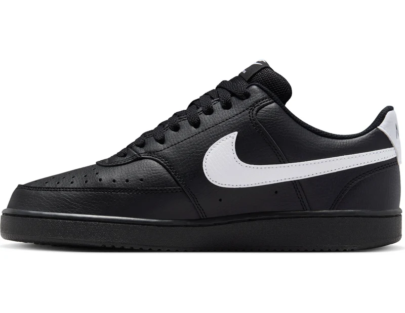 NIKE Court Vision Lo Sneaker schwarz/weiß