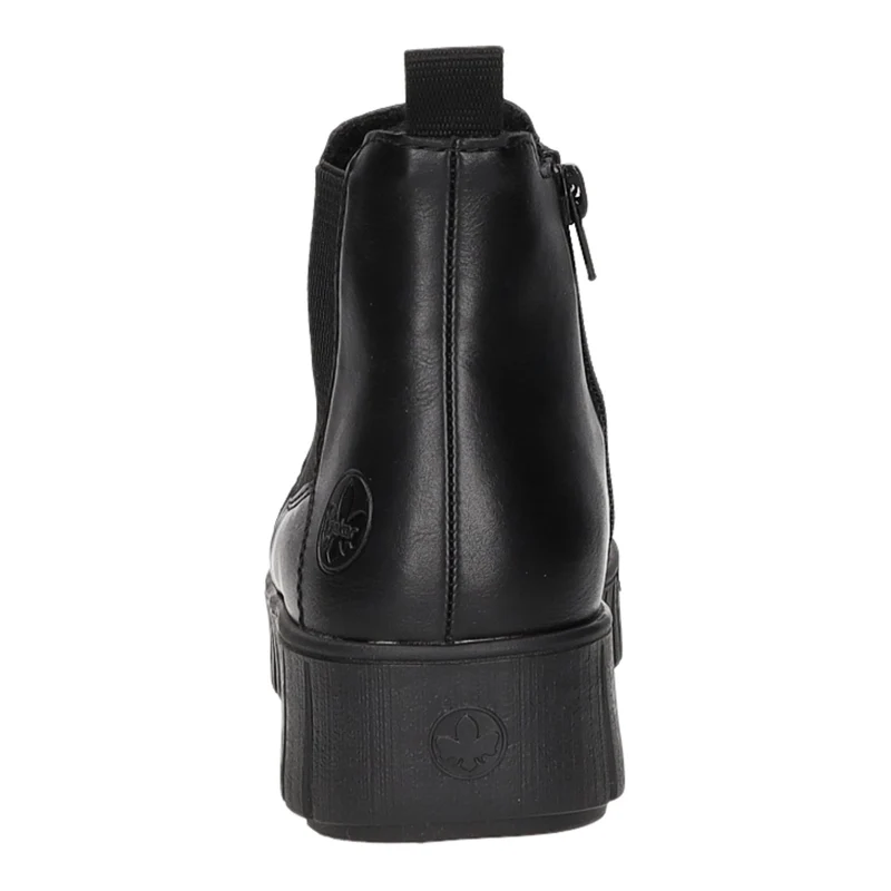 Rieker Schlupf-/Reißverschlußstiefelette Warmfutter bis 35mm Absatz (casual)