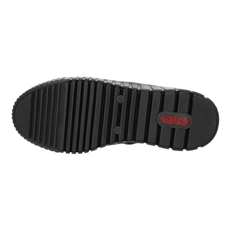 Rieker Schlupf-/Reißverschlußstiefelette Warmfutter bis 35mm Absatz (casual)