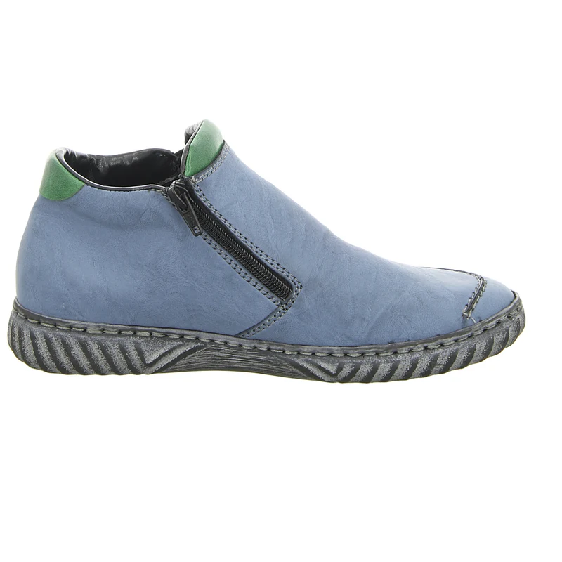 Rieker Schlupf-/Reißverschlußstiefelette Warmfutter bis 35mm Absatz (casual)