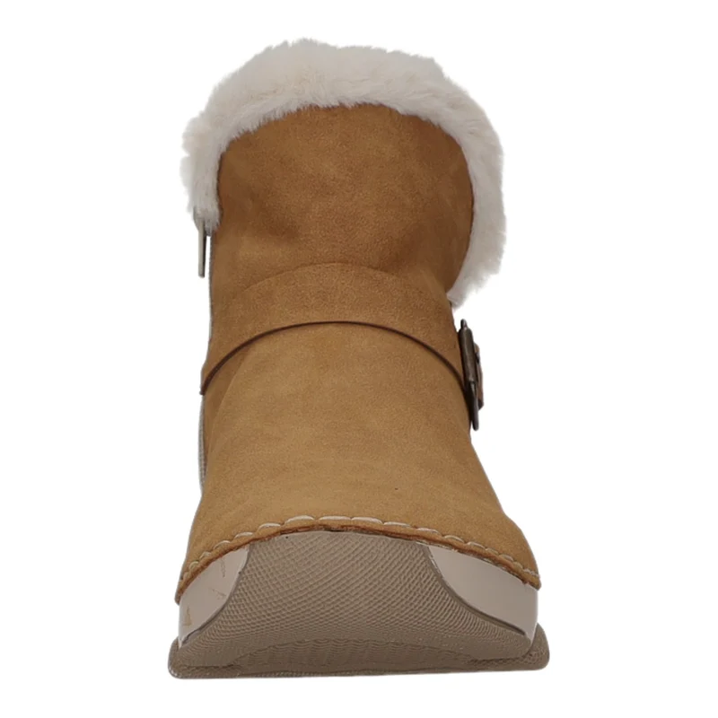 Rieker Schlupf-/Reißverschlußstiefelette Warmfutter bis 35mm Absatz (casual)