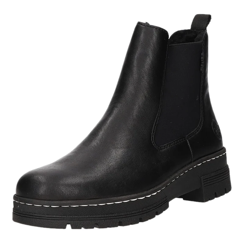 Rieker Schlupf-/Reißverschlußstiefelette Warmfutter bis 35mm Absatz (casual)