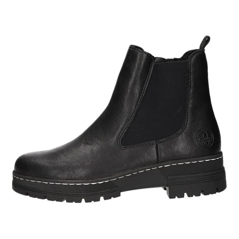 Rieker Schlupf-/Reißverschlußstiefelette Warmfutter bis 35mm Absatz (casual)