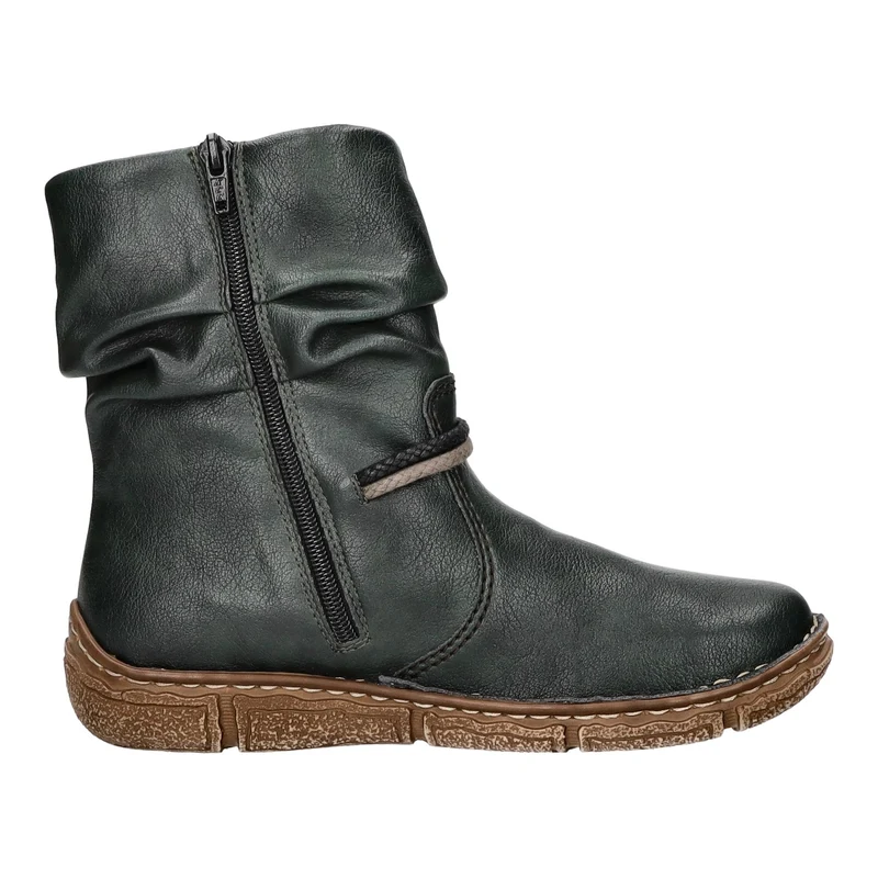 Rieker Schlupf-/Reißverschlußstiefelette Warmfutter bis 35mm Absatz (casual)
