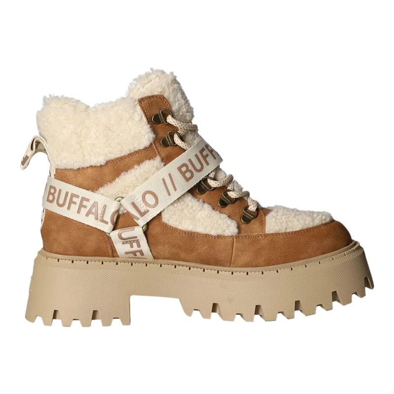 Buffalo Schnürstiefelette Warmfutter bis 35mm Absatz (casual) Aspen Com Mid Warm