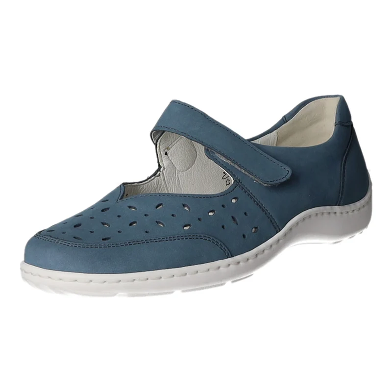 Waldläufer Slipper/Kletthalbschuh mit Mehrweite Freizeit (casual) Henni