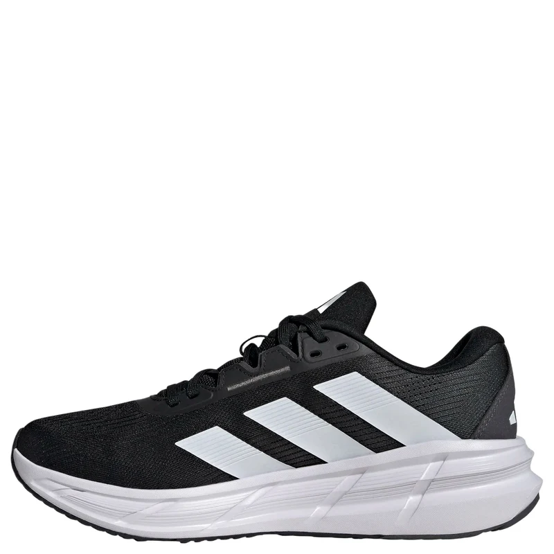 adidas Questar 3 M - Zapatilla de running (carbon black/ftw white/carbon, 44 2/3)