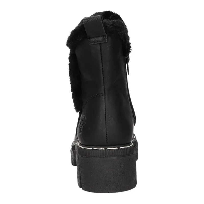 Rieker Schlupf-/Reißverschlußstiefelette Warmfutter bis 35mm Absatz (casual)