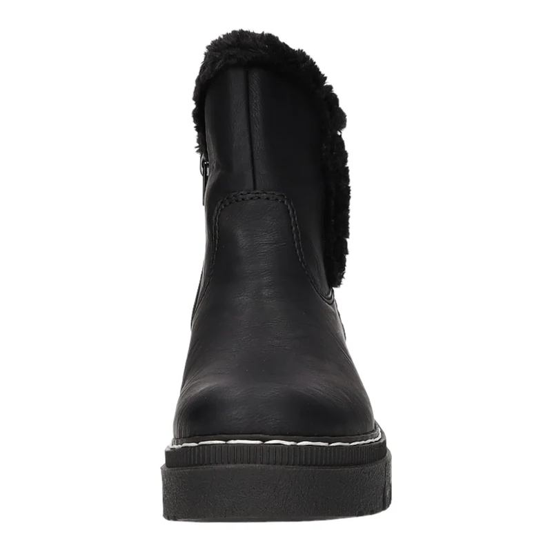Rieker Schlupf-/Reißverschlußstiefelette Warmfutter bis 35mm Absatz (casual)