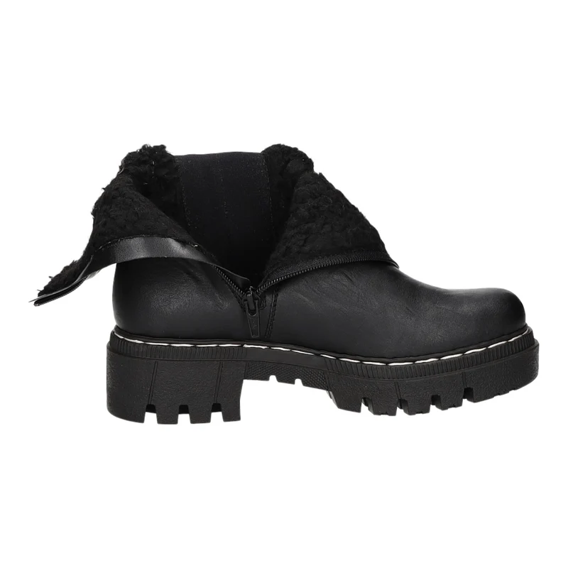 Rieker Schlupf-/Reißverschlußstiefelette Warmfutter bis 35mm Absatz (casual)