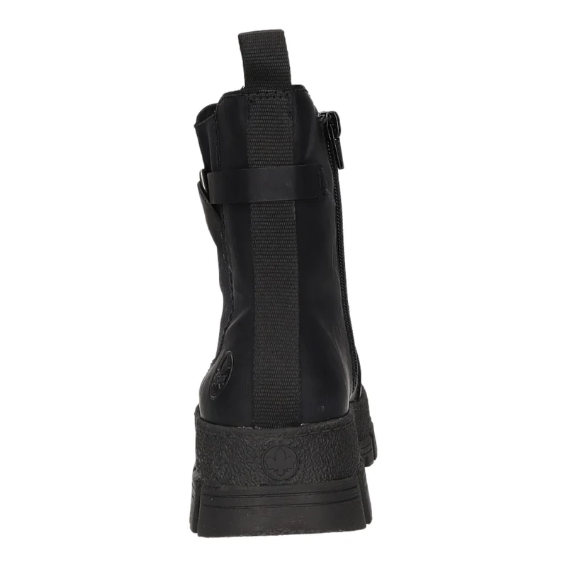 Rieker Schlupf-/Reißverschlußstiefelette Warmfutter bis 35mm Absatz (casual)