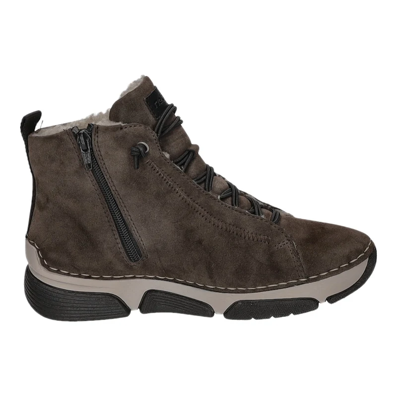 Rieker Schlupf-/Reißverschlußstiefelette Warmfutter bis 35mm Absatz (casual)