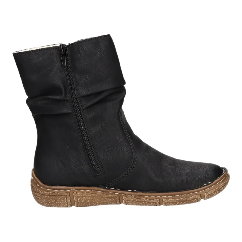 Rieker Schlupf-/Reißverschlußstiefelette Warmfutter bis 35mm Absatz (casual)