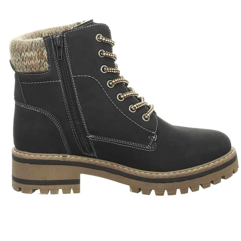 BOXX Schnürstiefelette Warmfutter bis 35mm Absatz (casual)