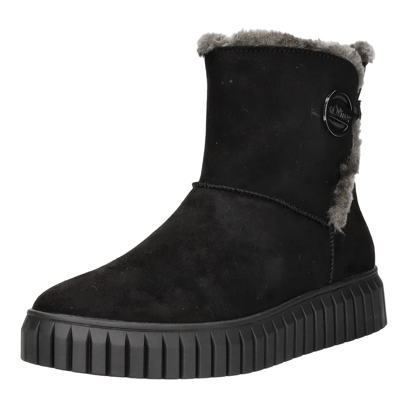 s.Oliver Schlupf-/Reißverschlußstiefelette Warmfutter bis 35mm Absatz (casual)