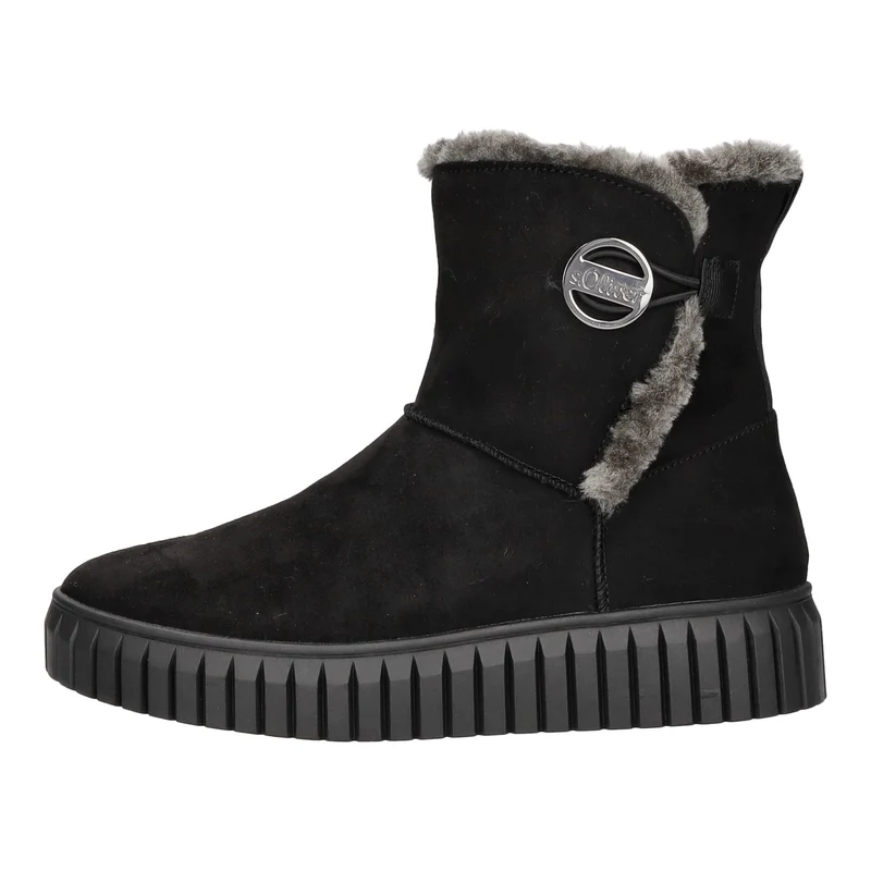 s.Oliver Schlupf-/Reißverschlußstiefelette Warmfutter bis 35mm Absatz (casual)
