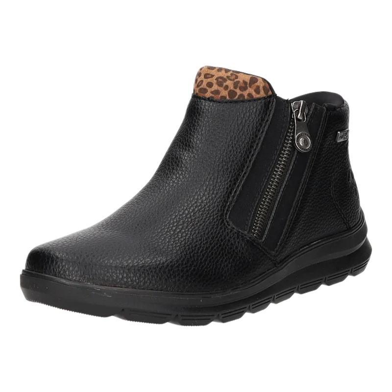 Rieker Schlupf-/Reißverschlußstiefelette Warmfutter bis 35mm Absatz (casual)