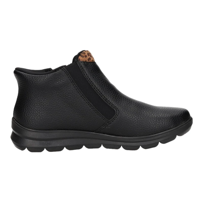 Rieker Schlupf-/Reißverschlußstiefelette Warmfutter bis 35mm Absatz (casual)