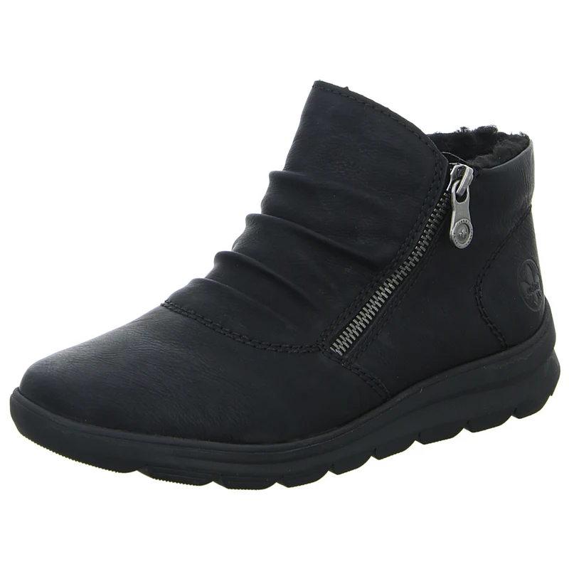 Rieker Schlupf-/Reißverschlußstiefelette Warmfutter bis 35mm Absatz (casual)